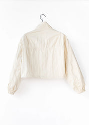 Cropped cotton jacket