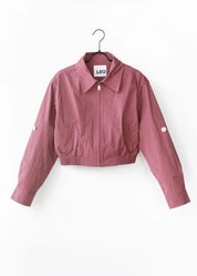 Cropped cotton jacket