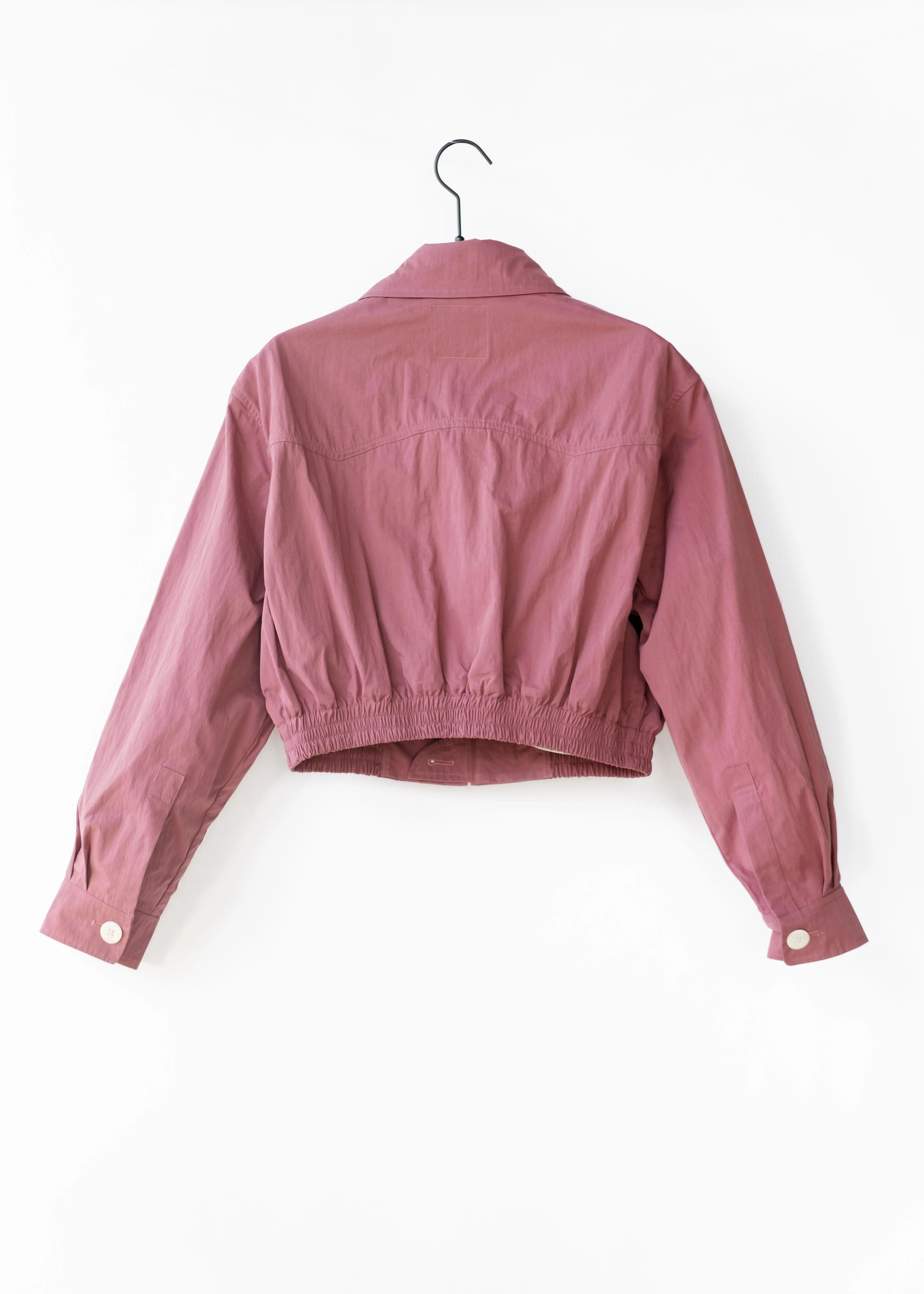 Cropped cotton jacket