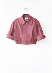 Cropped cotton jacket