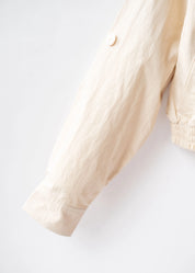 Cropped cotton jacket