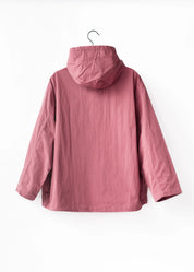 Cotton jacket with hood