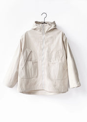 Cotton jacket with hood