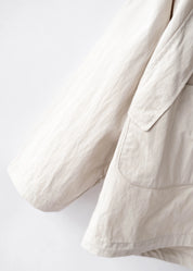 Cotton jacket with hood