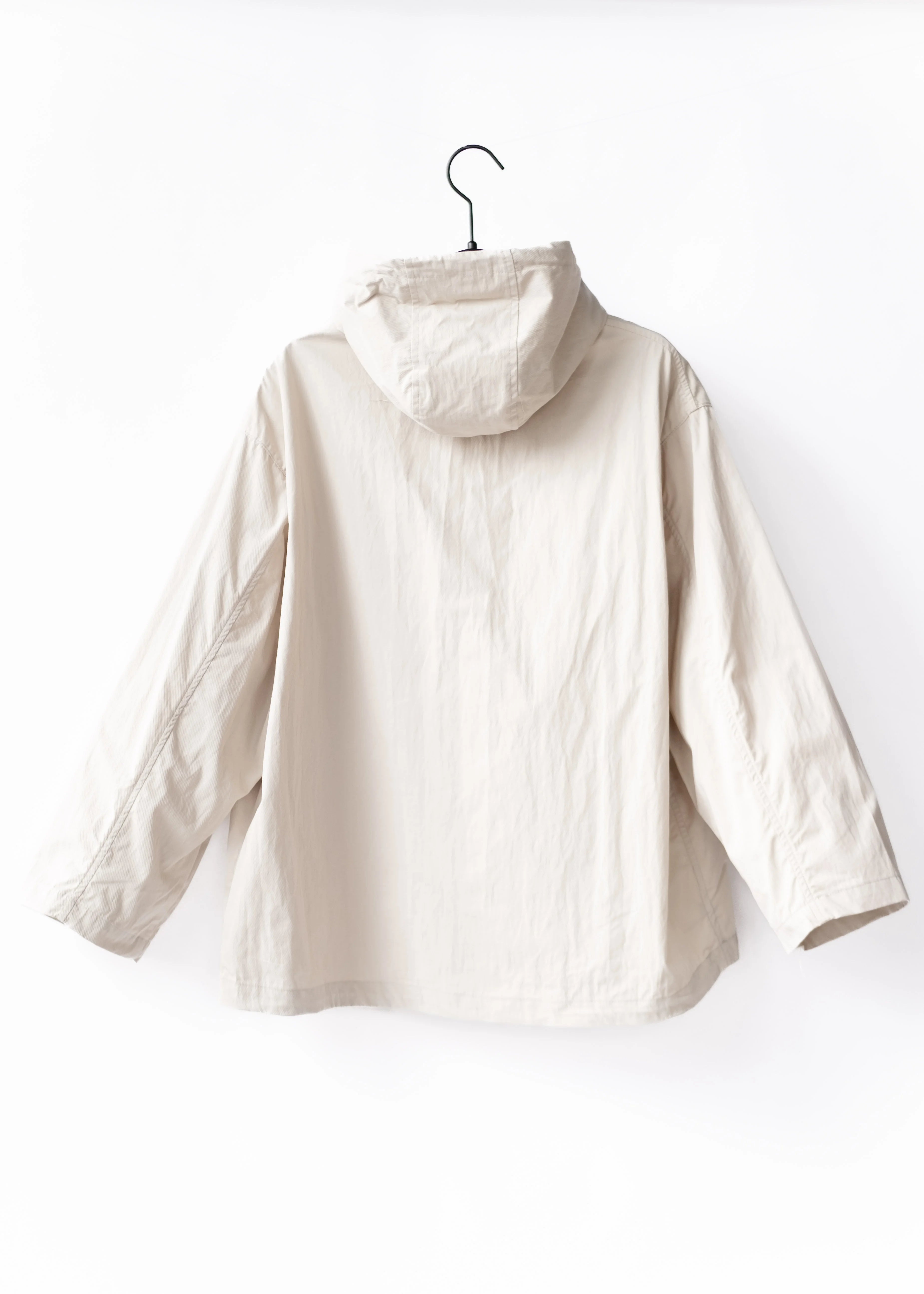 Cotton jacket with hood