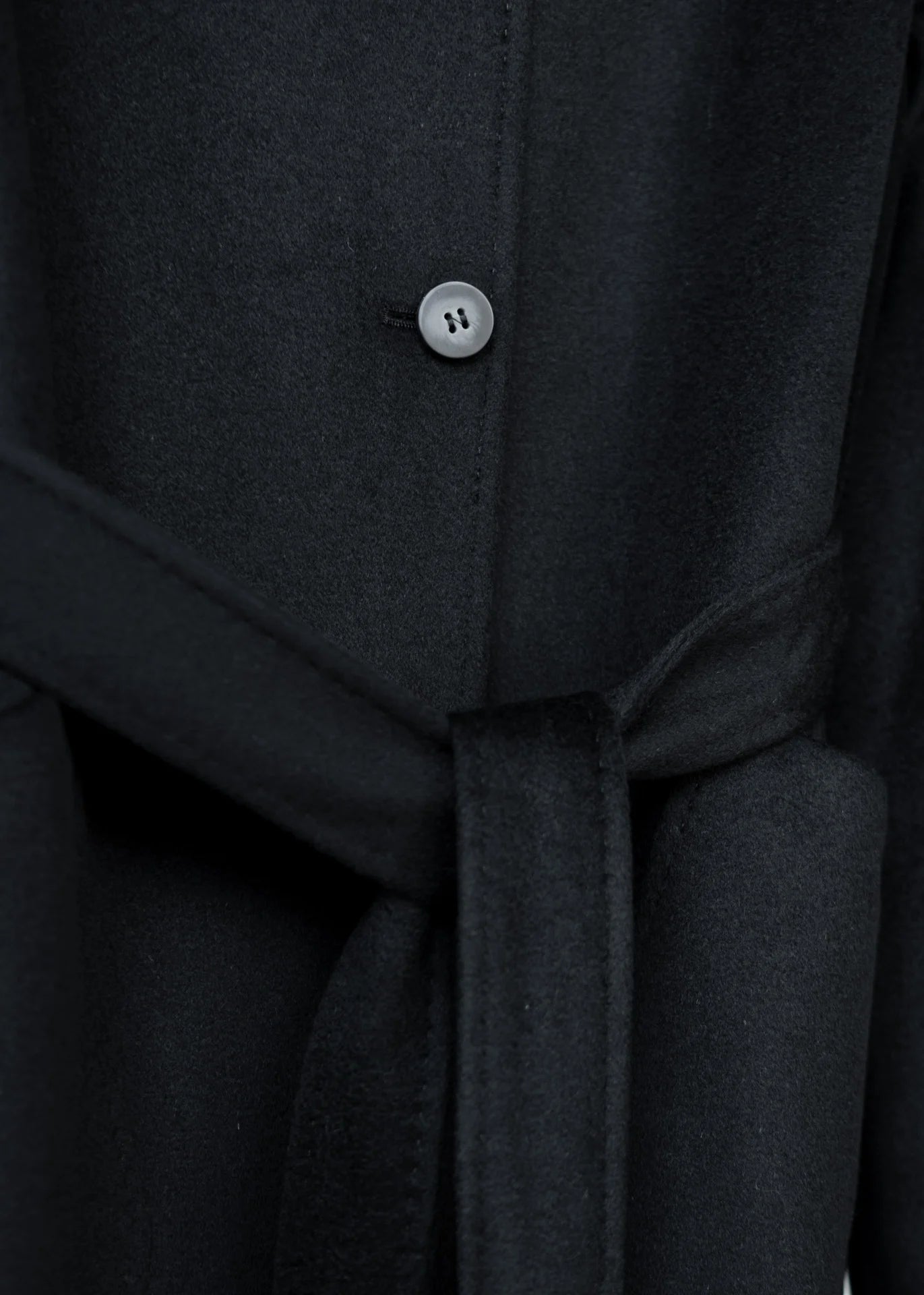 Wollmantel mit Stehkragen