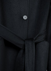 Wollmantel mit Stehkragen