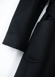 Wollmantel mit Stehkragen