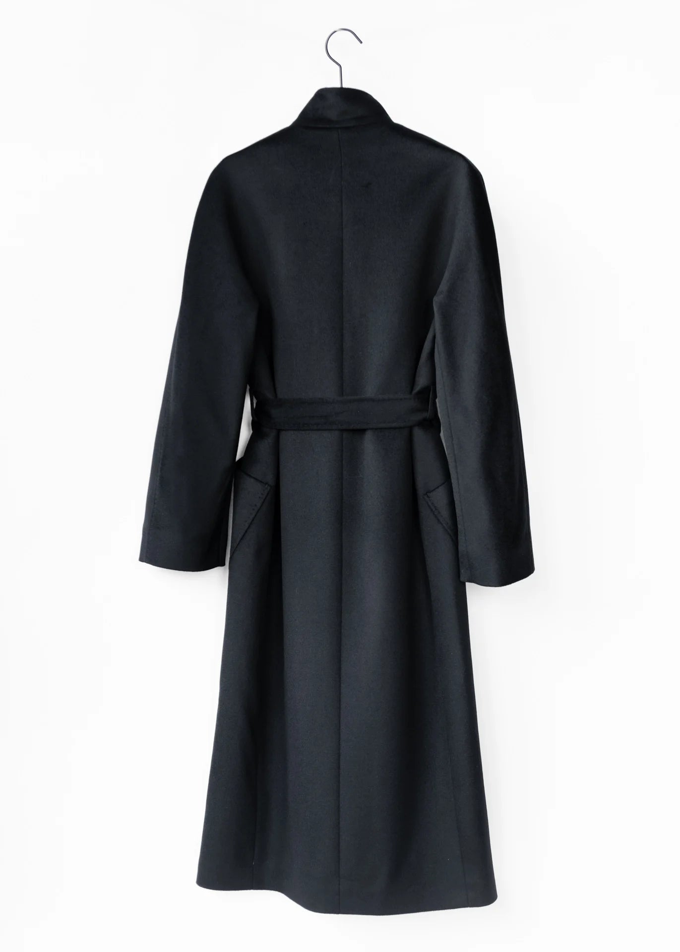 Wollmantel mit Stehkragen