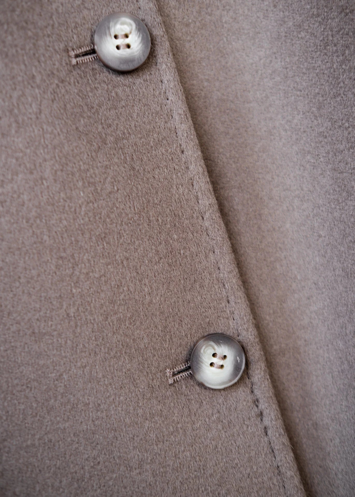 Wollmantel mit Stehkragen