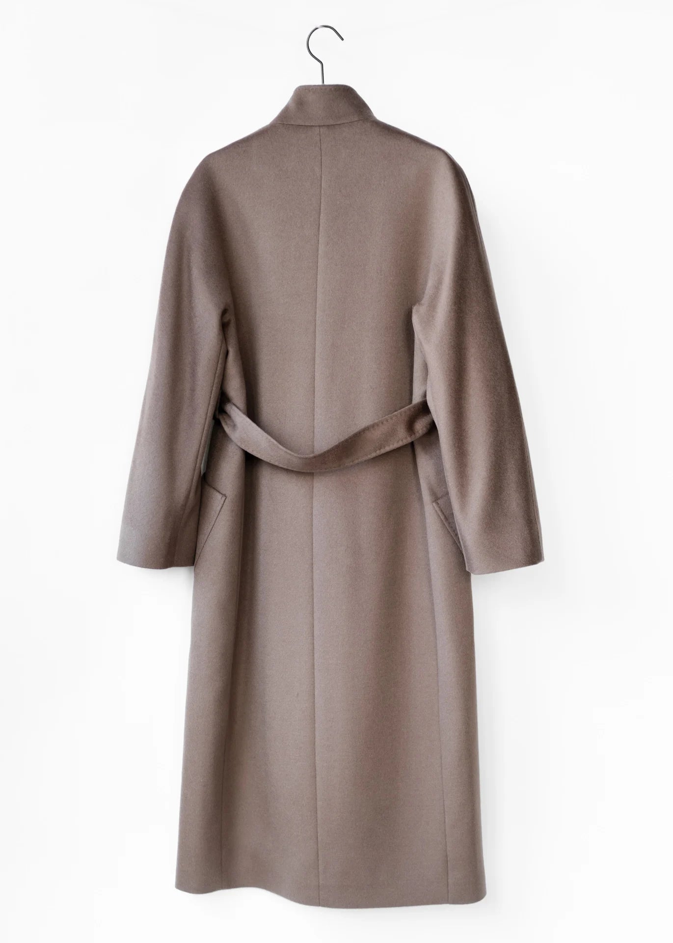 Wollmantel mit Stehkragen