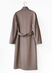 Wollmantel mit Stehkragen