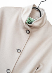 Wollmantel mit Stehkragen