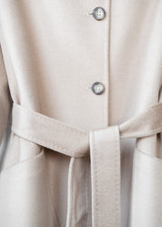 Wollmantel mit Stehkragen