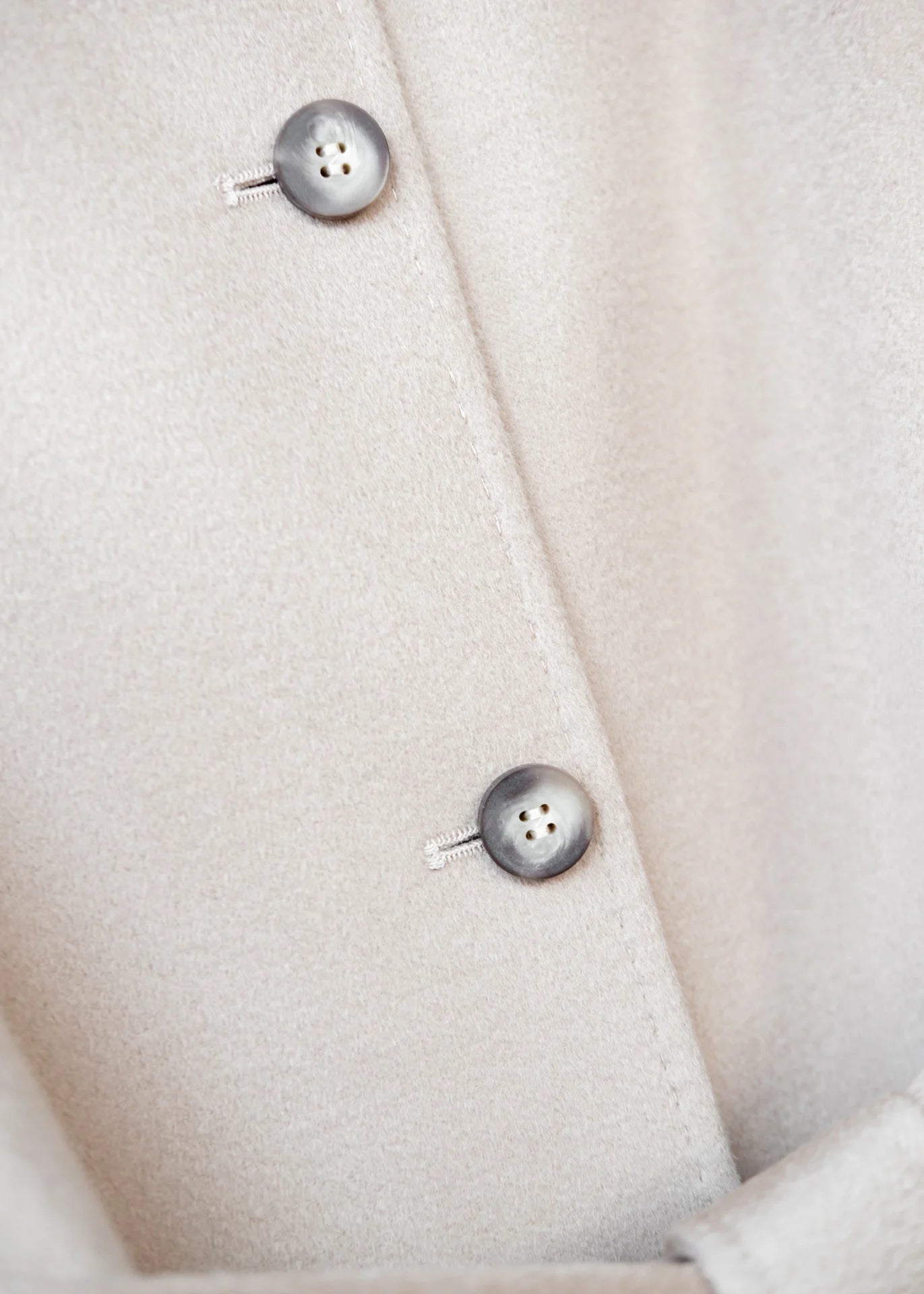 Wollmantel mit Stehkragen