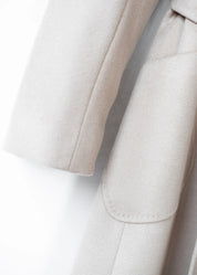 Wollmantel mit Stehkragen