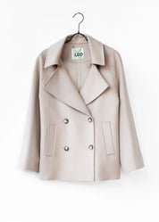 Kurzer Zweireihiger-Mantel