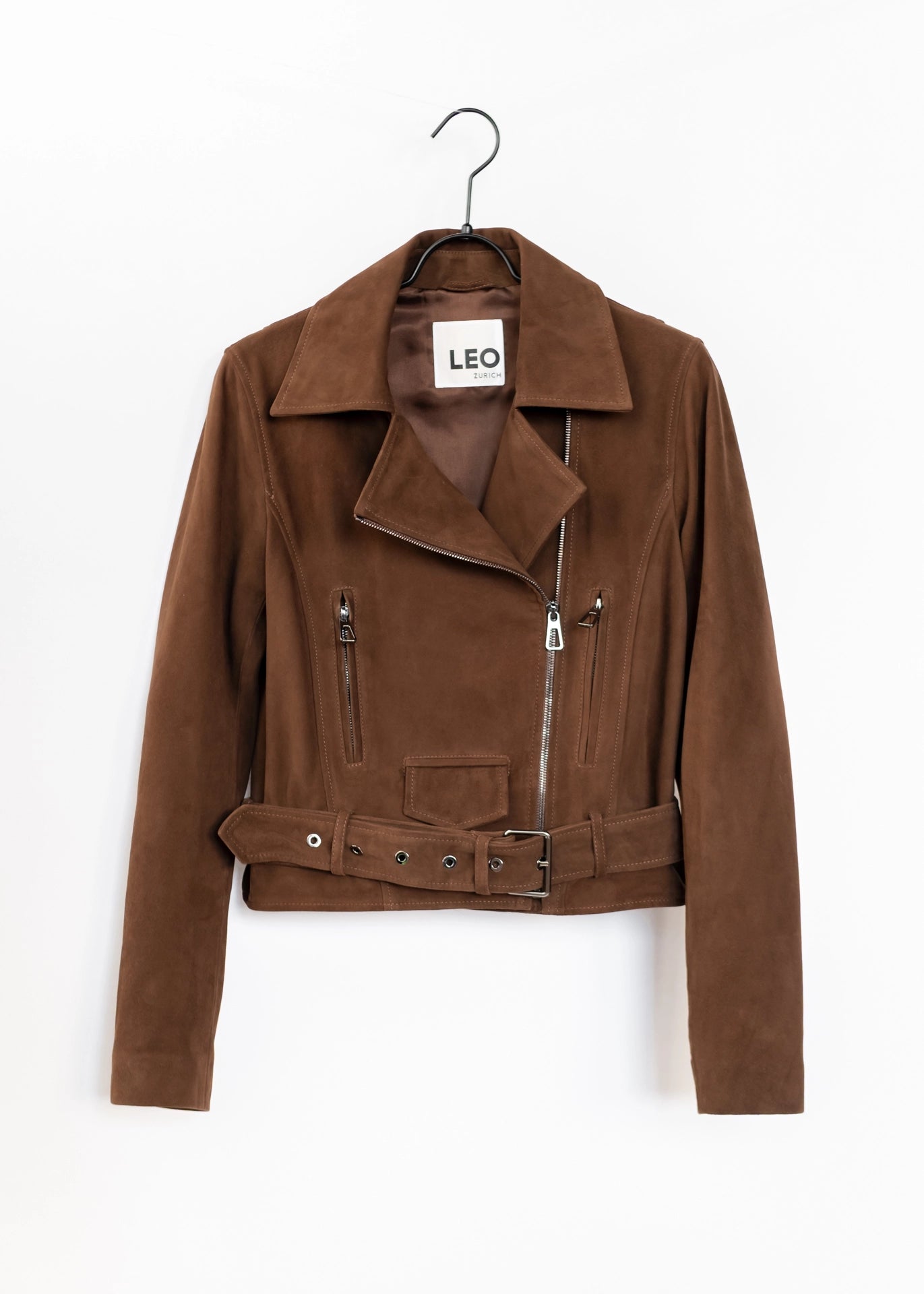 Bikerjacke aus Wildleder