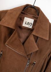 Bikerjacke aus Wildleder