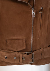 Bikerjacke aus Wildleder
