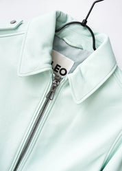 Bomber leather jacket