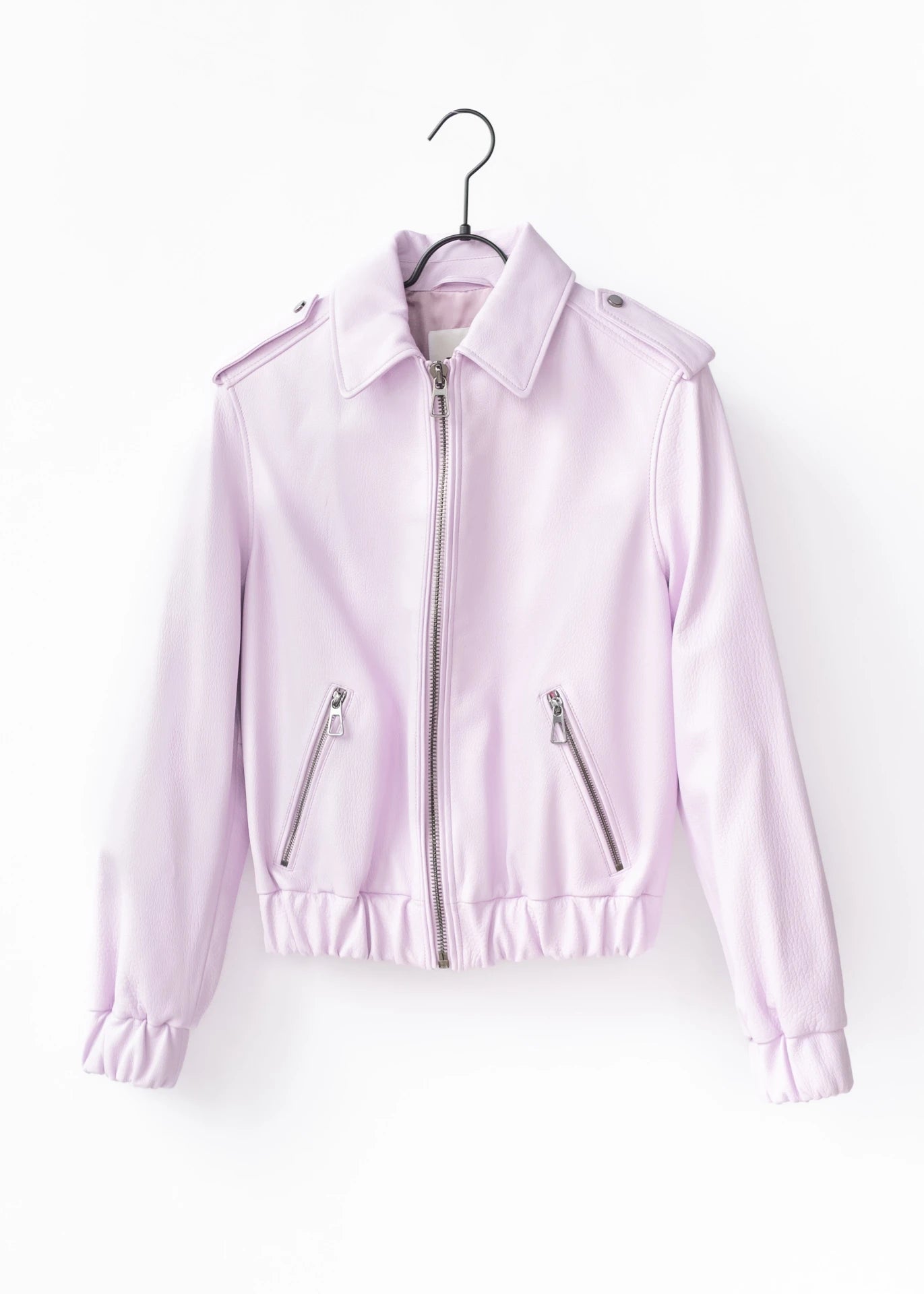 bomber leather jacket