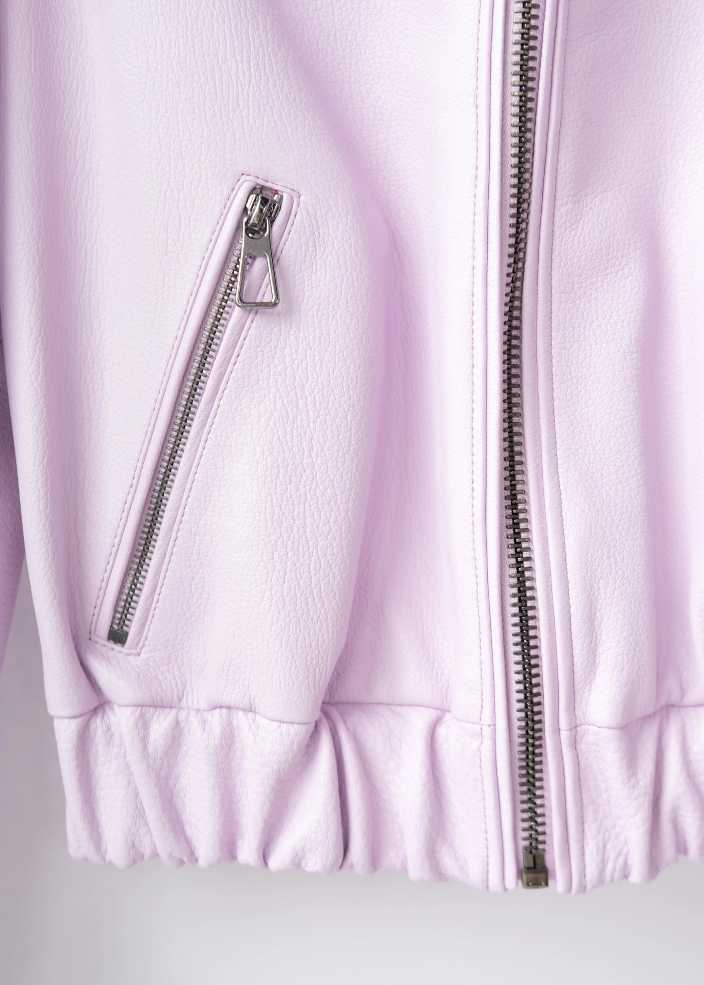 bomber leather jacket