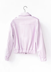 bomber leather jacket