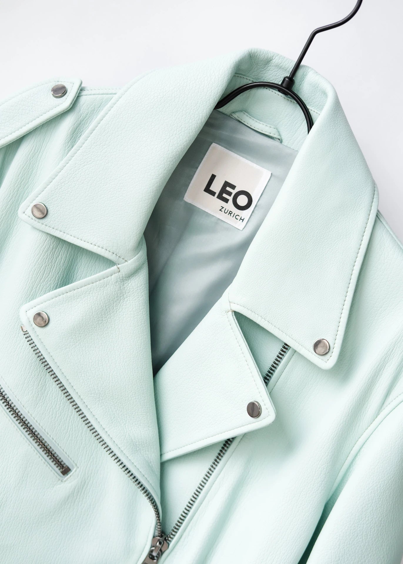 Biker leather jacket