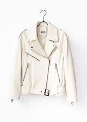 Biker leather jacket