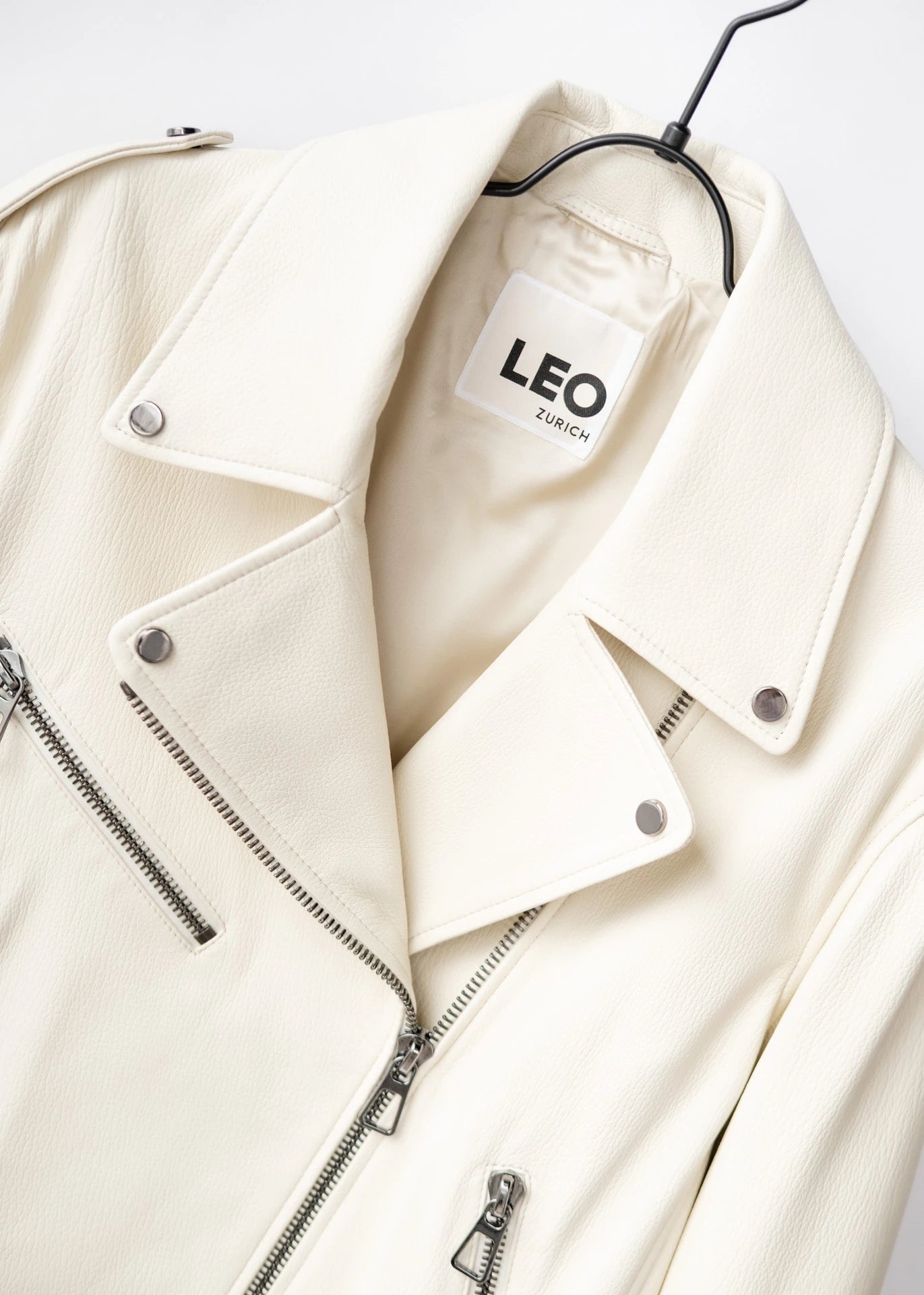 Biker leather jacket