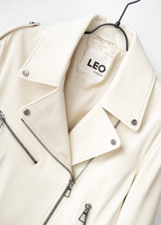 Biker leather jacket