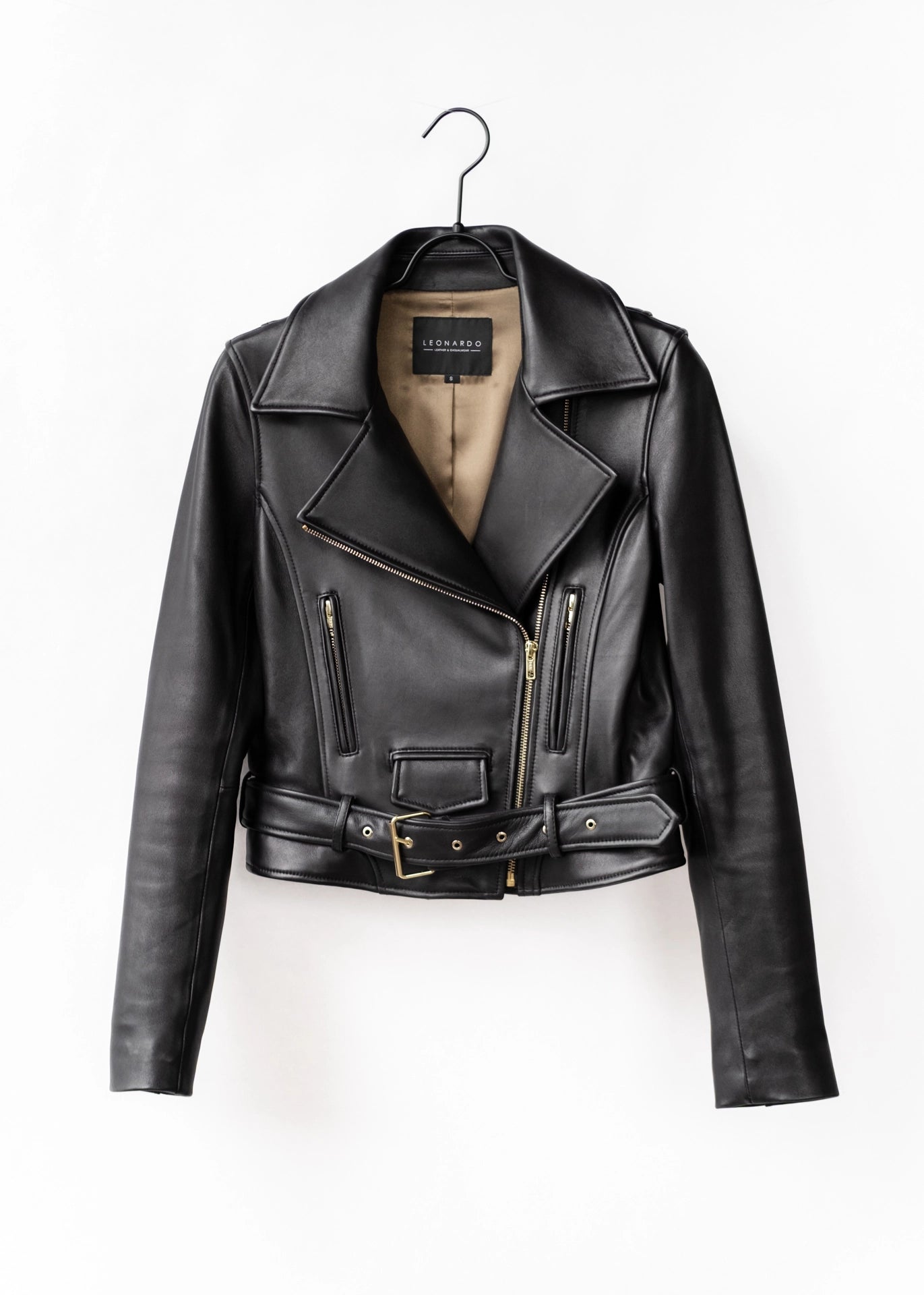 Biker leather jacket