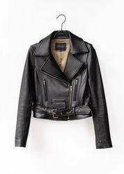 Biker leather jacket