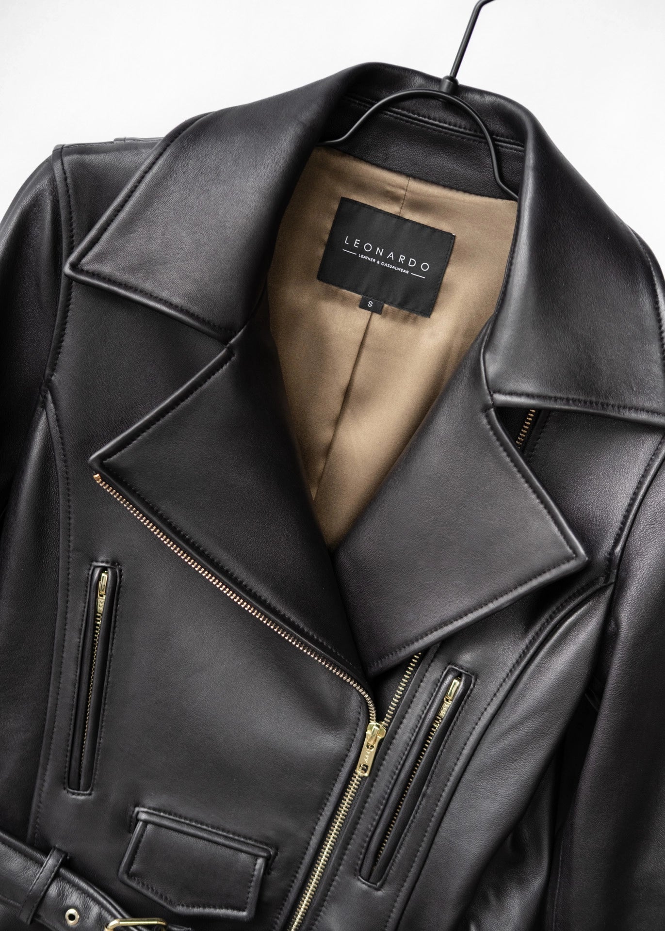 Biker leather jacket