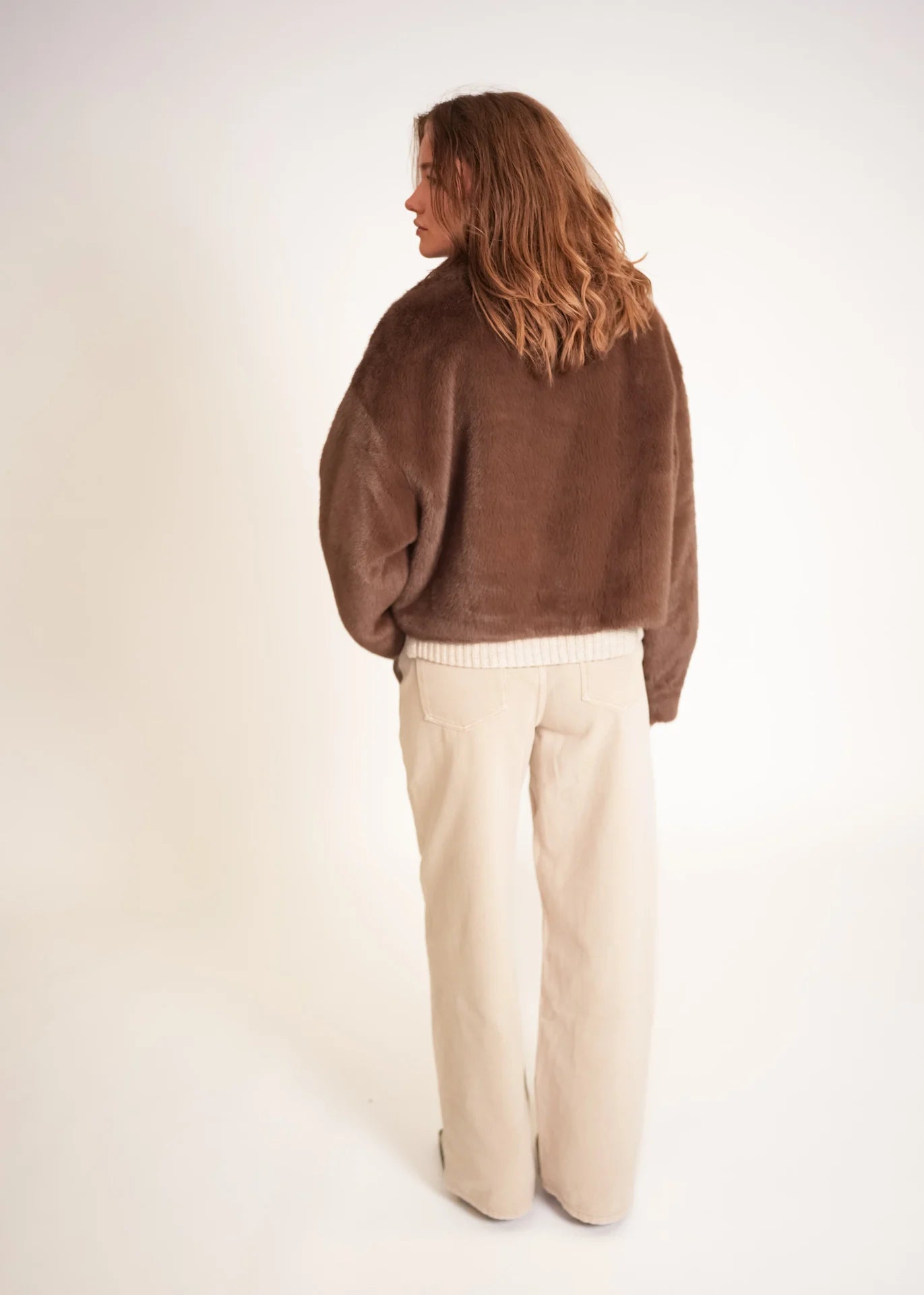 Short Faux Fur Jacket