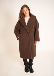 Oversized Teddy Coat – NEW YORK