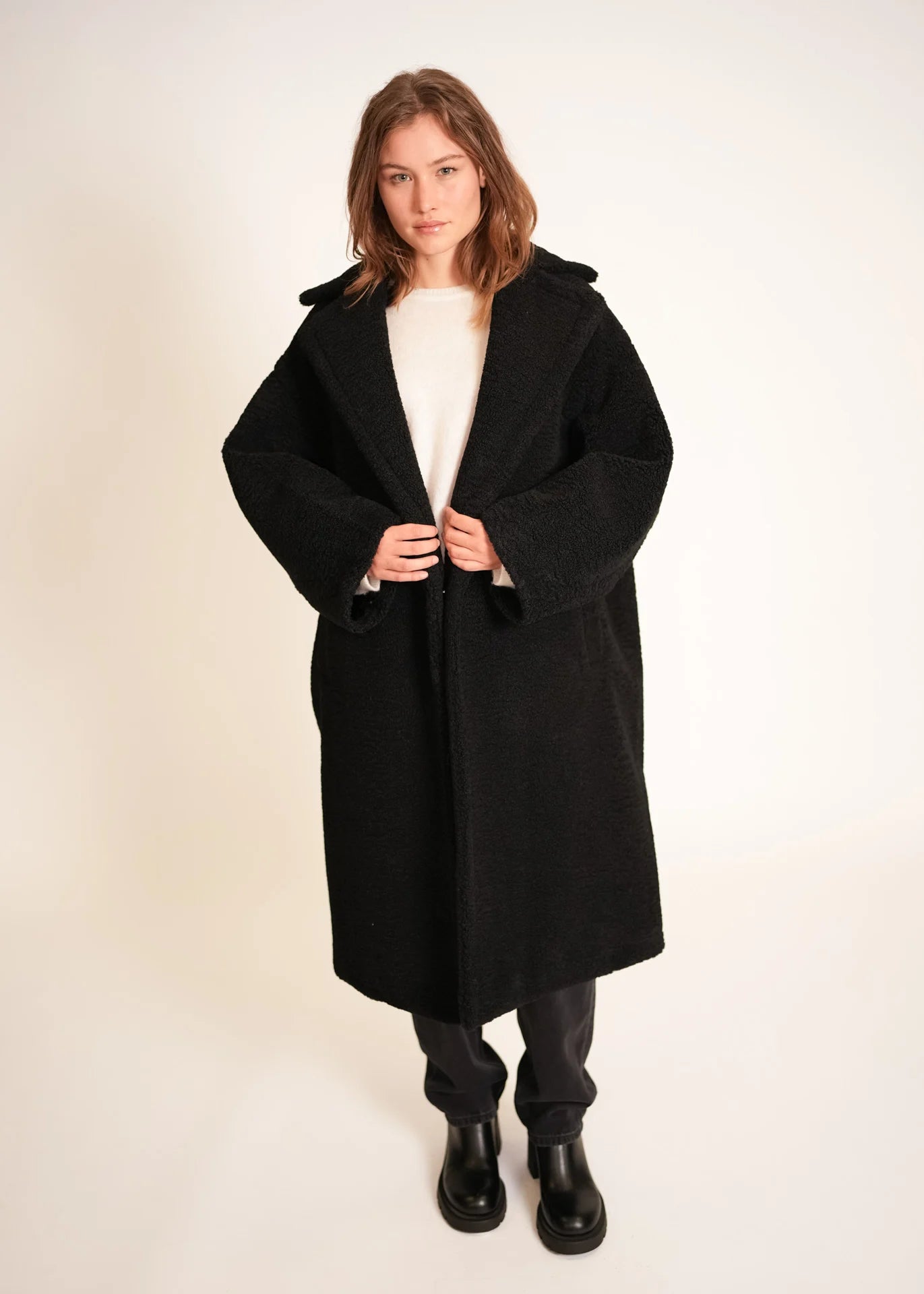 Oversized Teddy Coat – New York