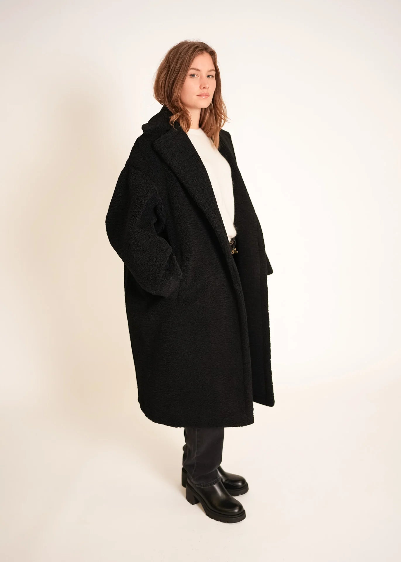Oversized Teddy Coat – New York