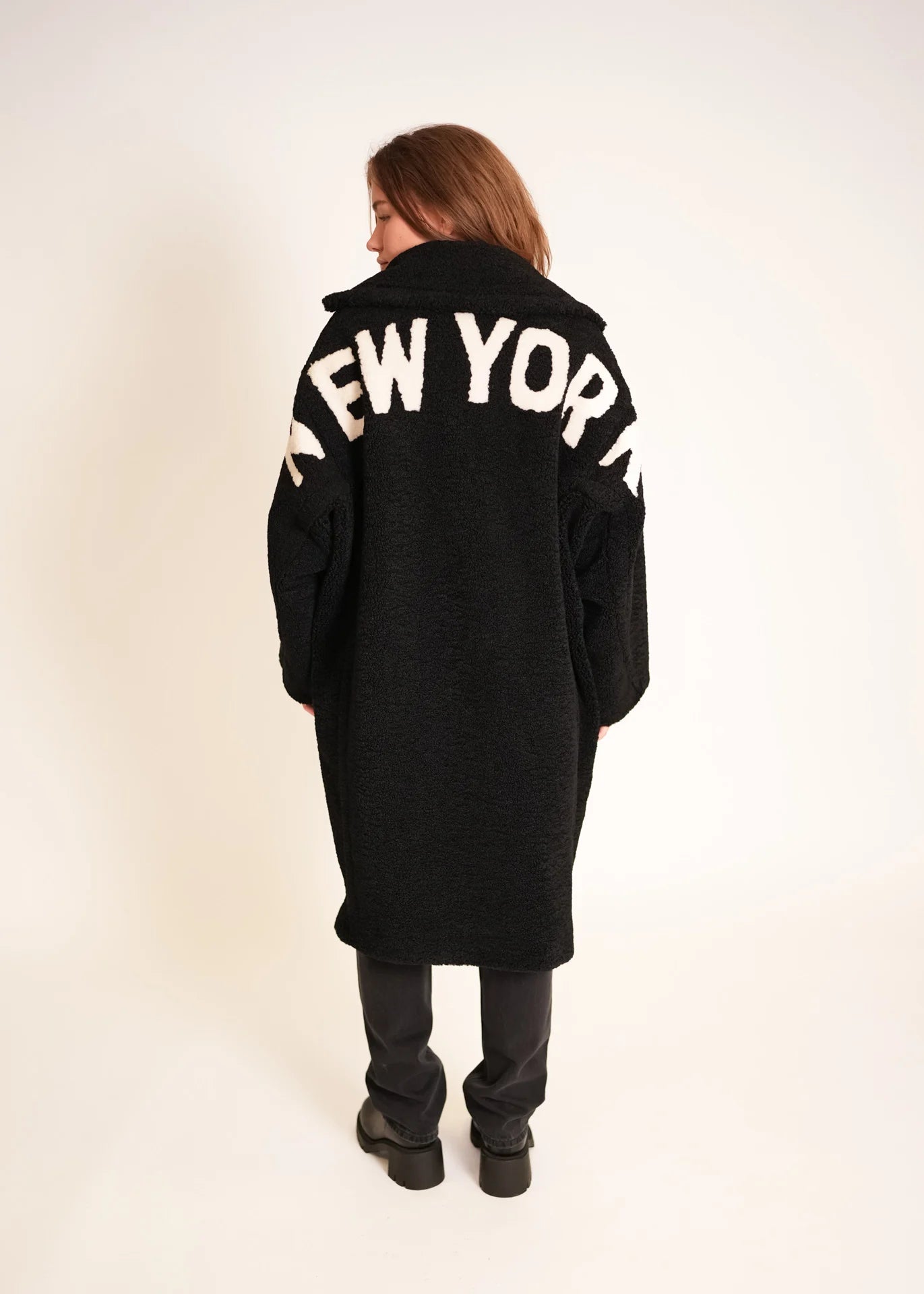 Oversized Teddy Coat – New York