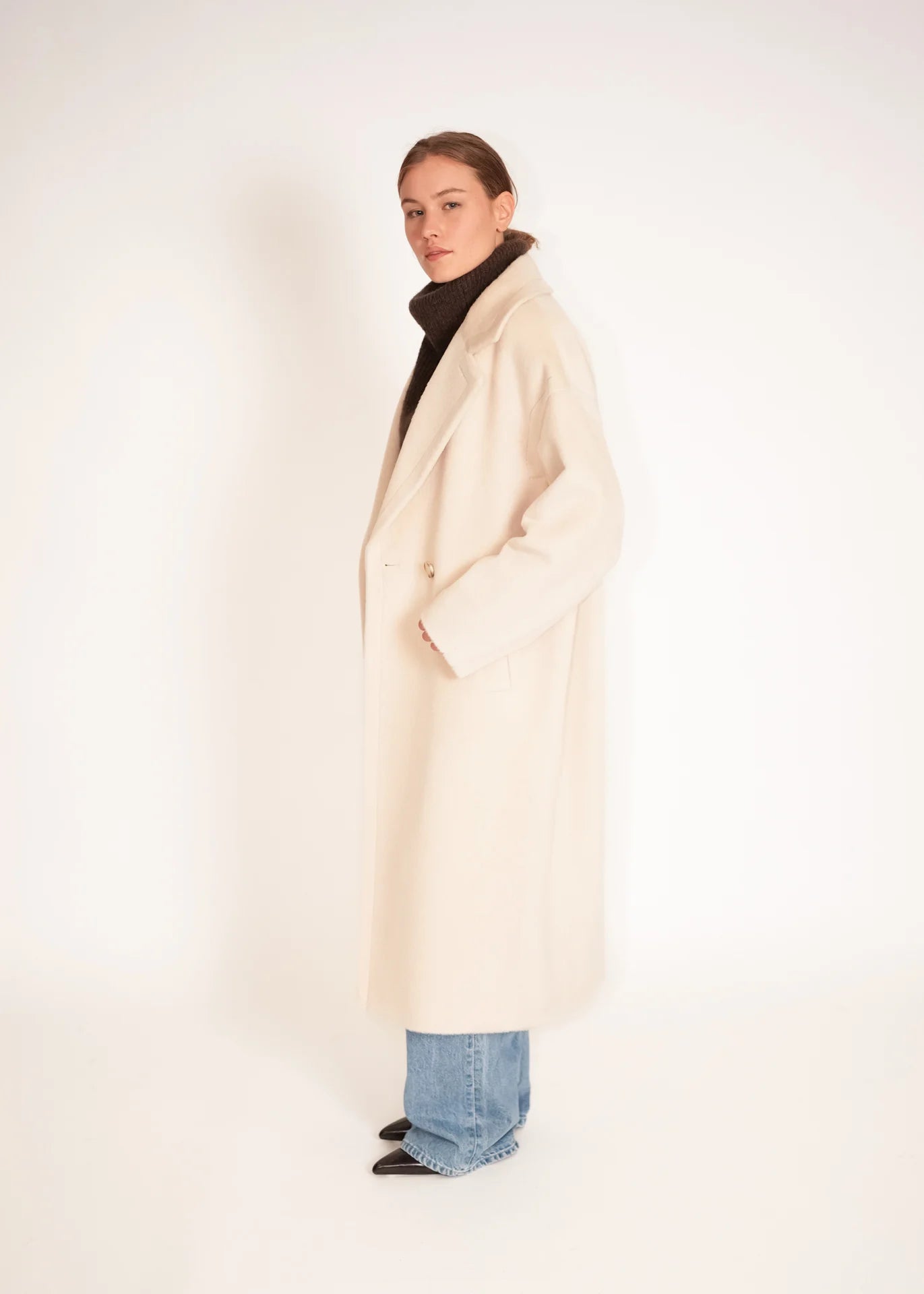 Long Alpaca Wool Coat