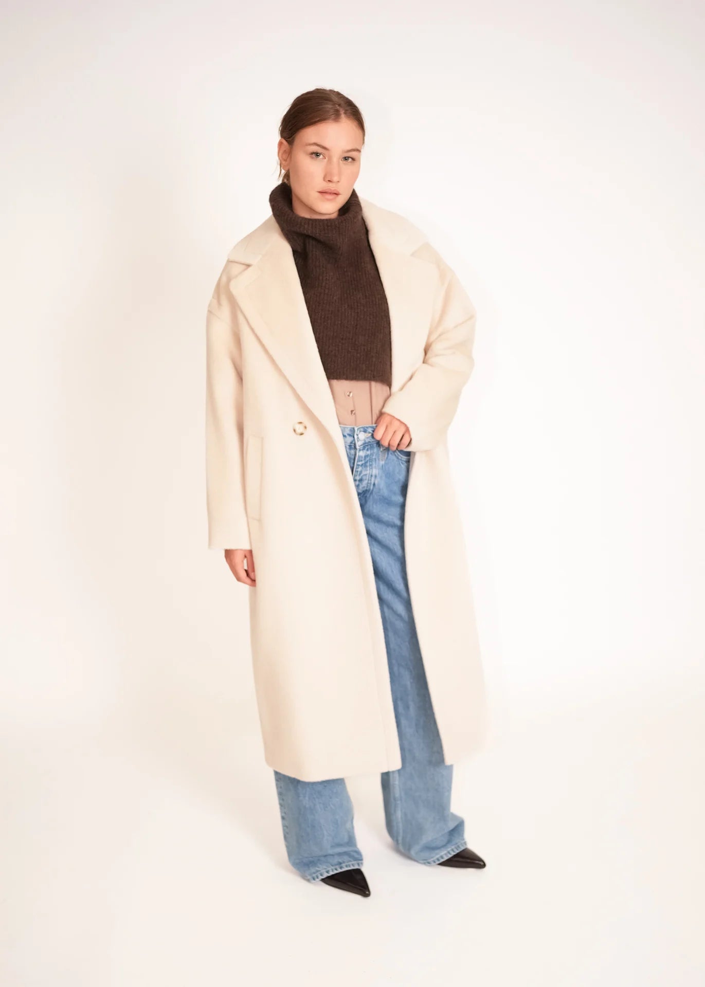 Long Alpaca Wool Coat