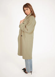 Oversized Wollmantel mit Zweireiher