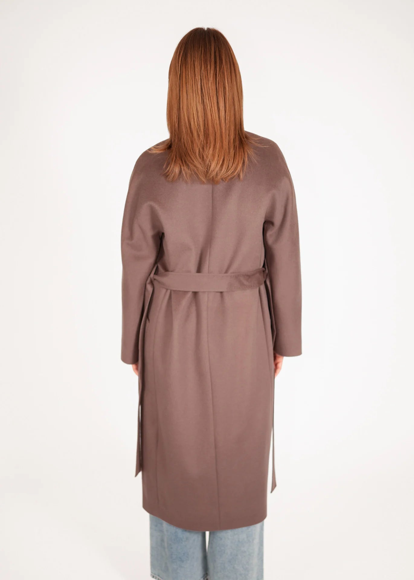 Wollmantel mit Stehkragen