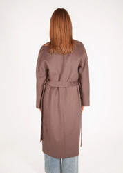 Wollmantel mit Stehkragen