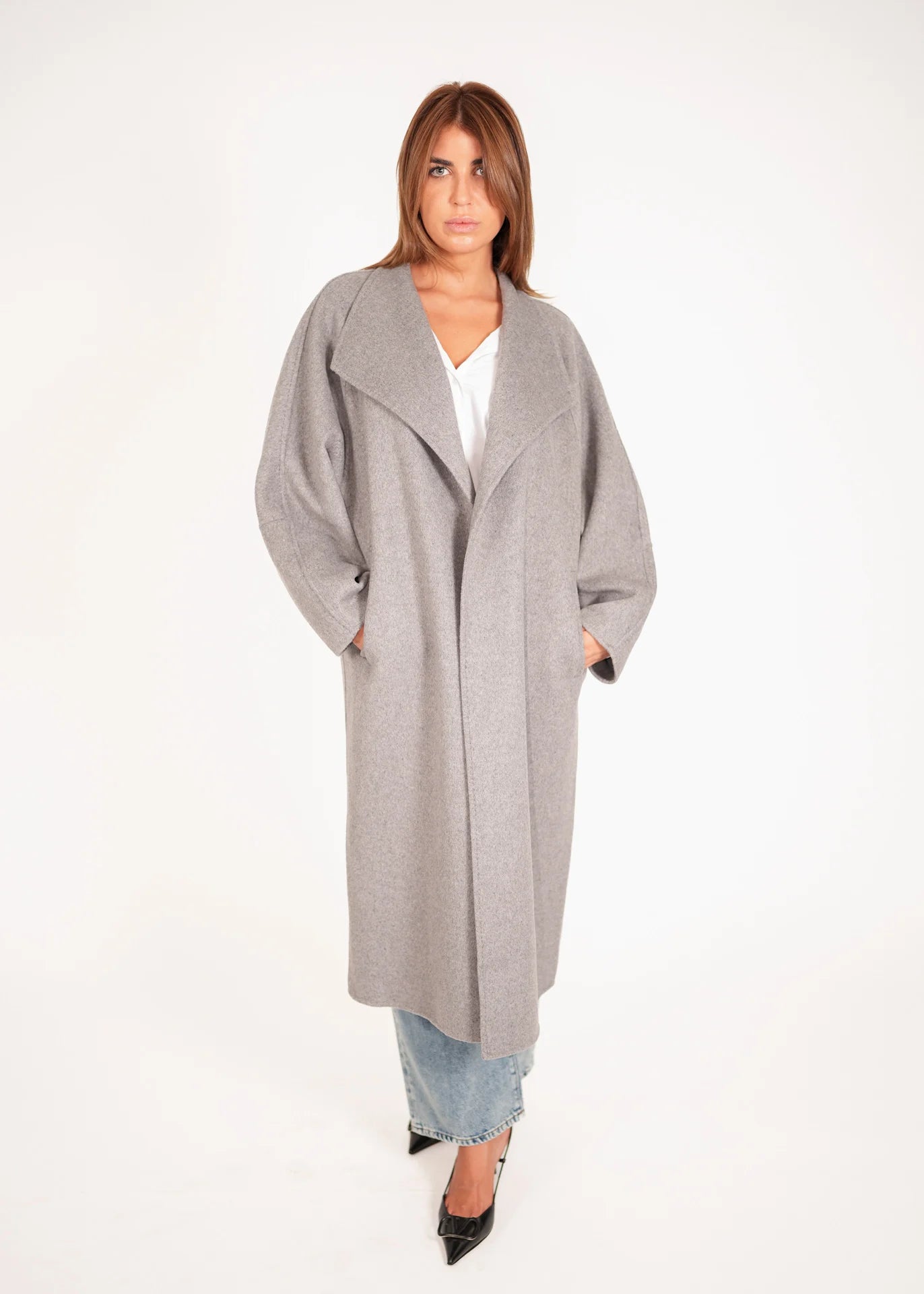 Oversized Wollmantel