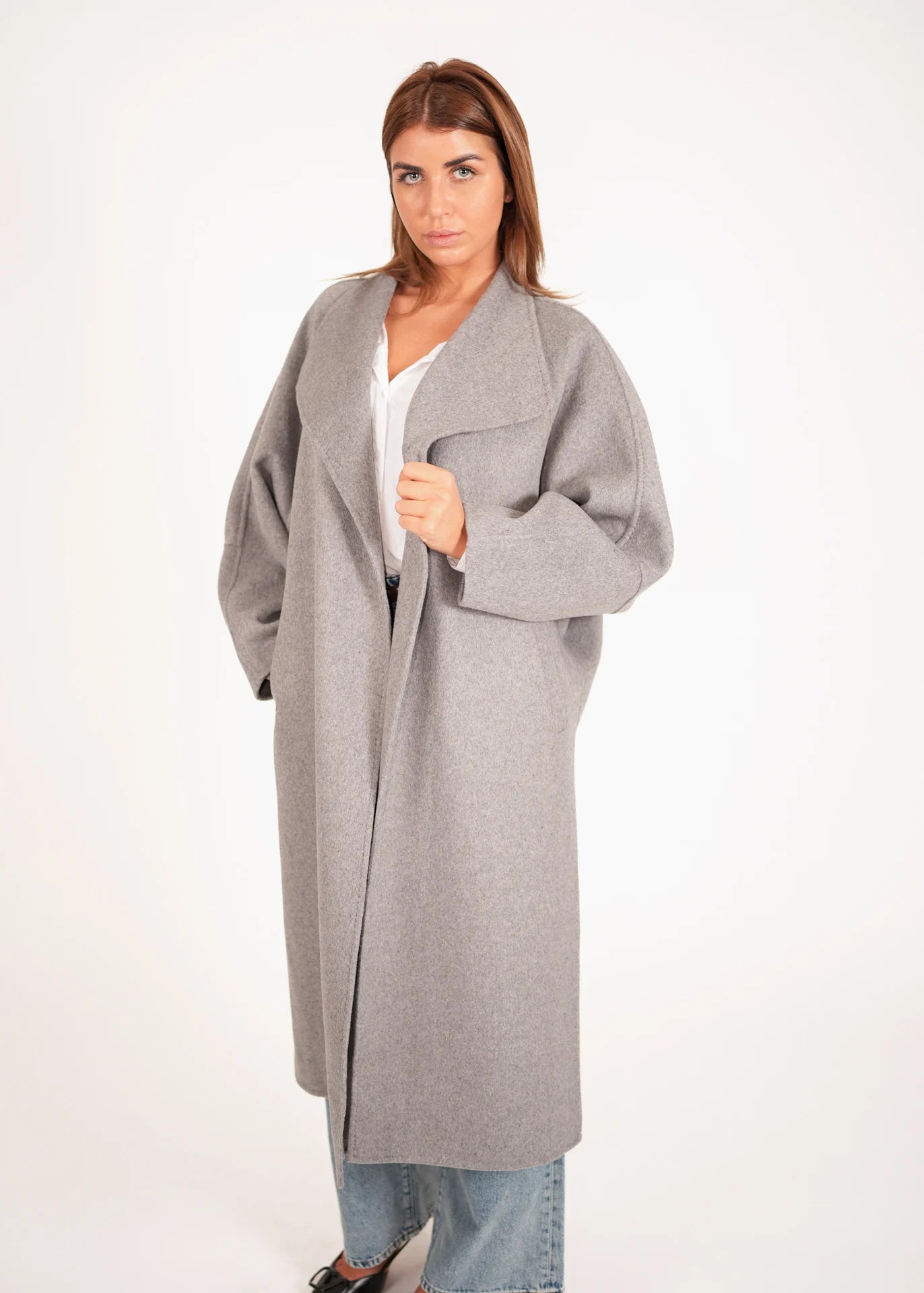 Oversized Wollmantel