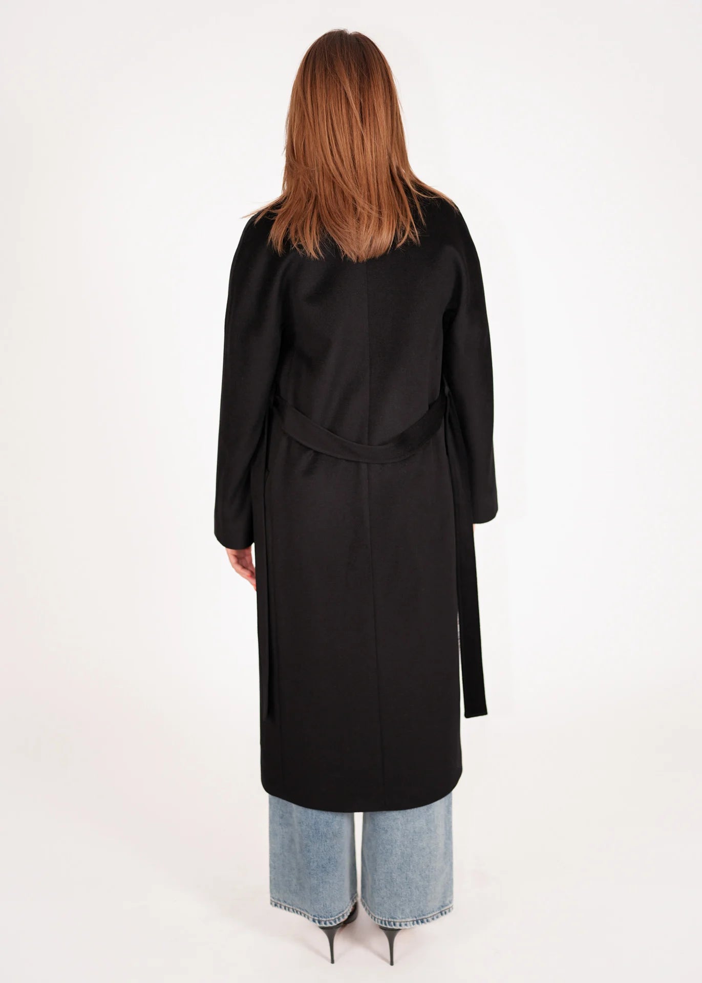 Wollmantel mit Stehkragen