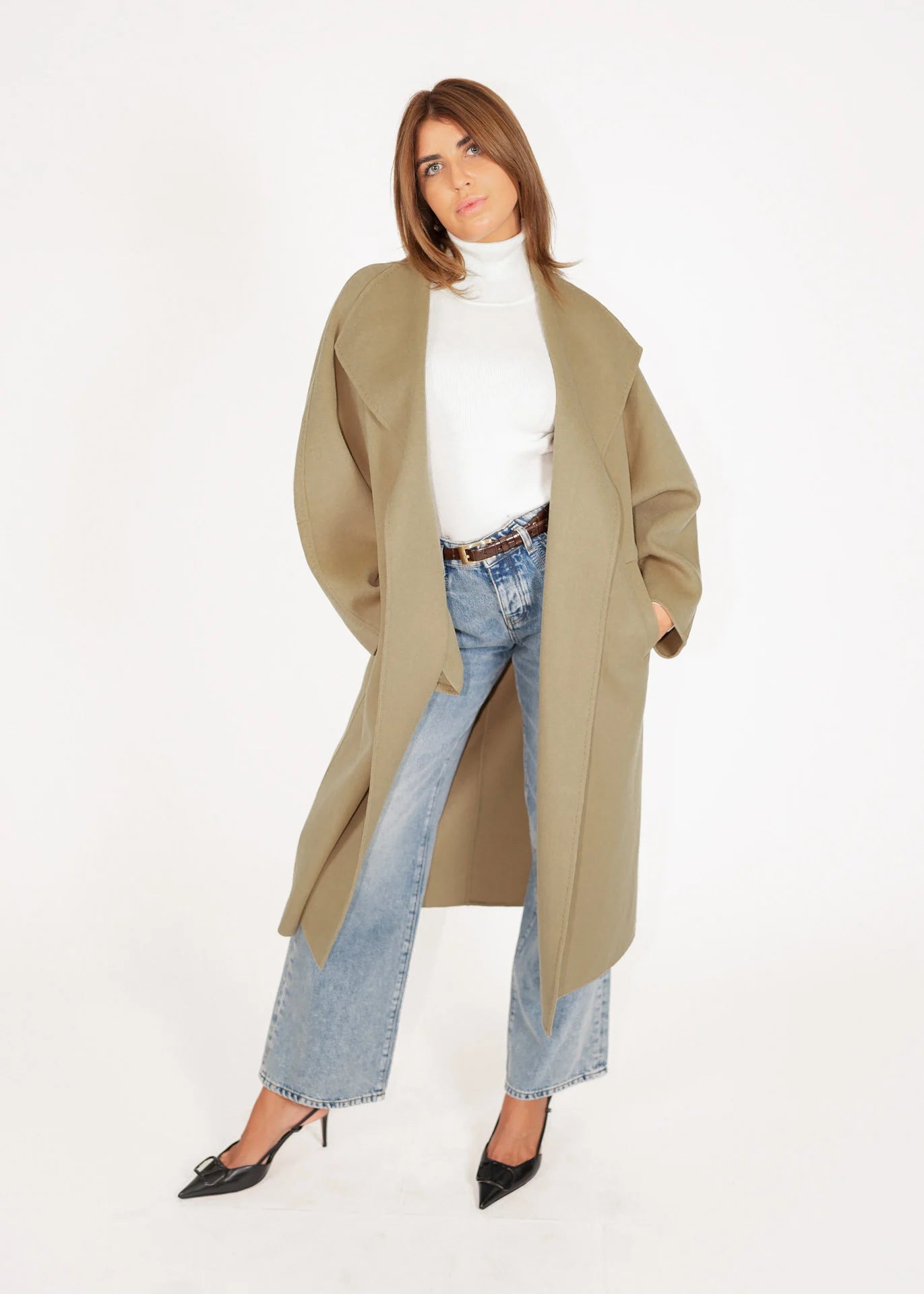 Oversized Wollmantel