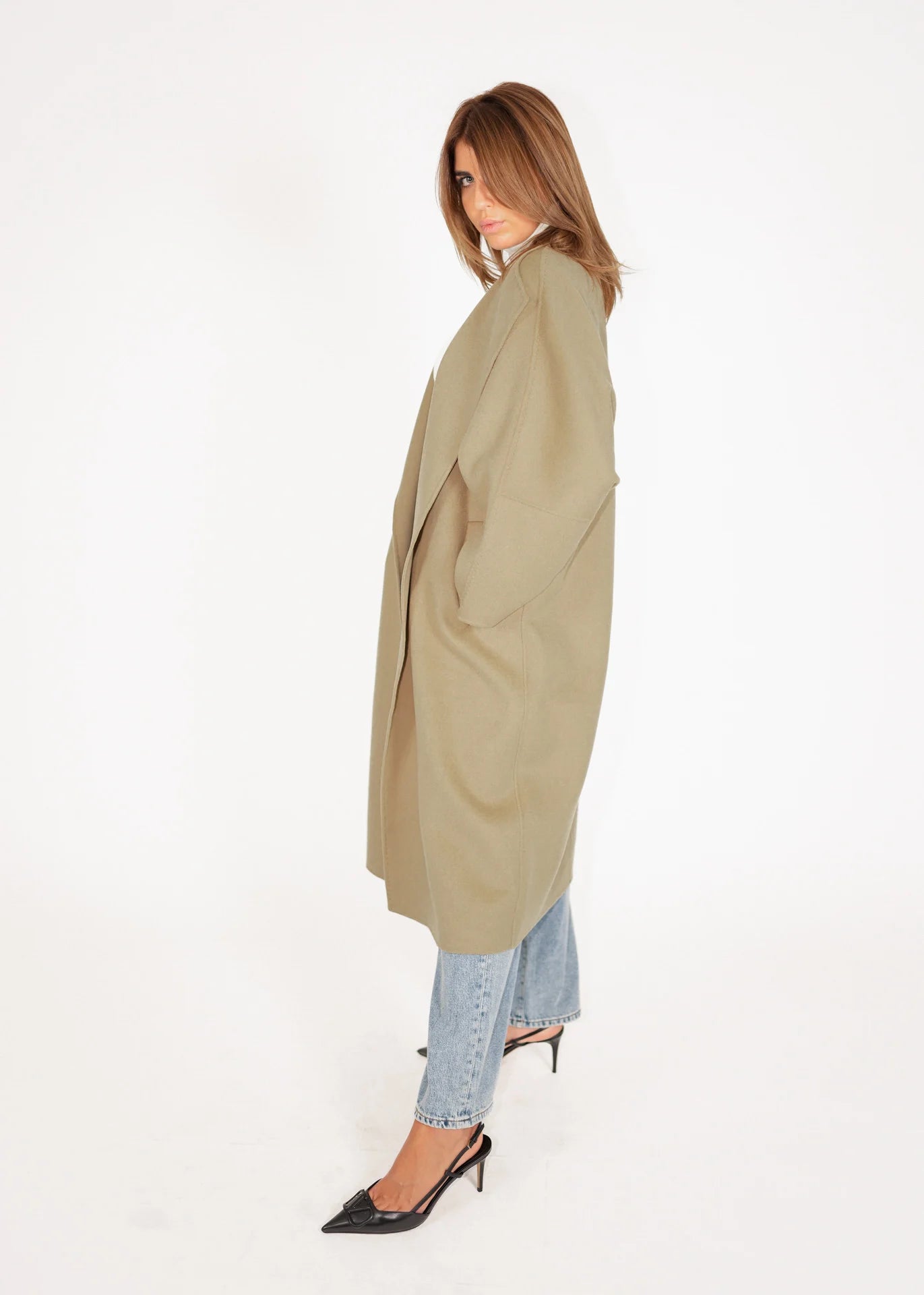 Oversized Wollmantel